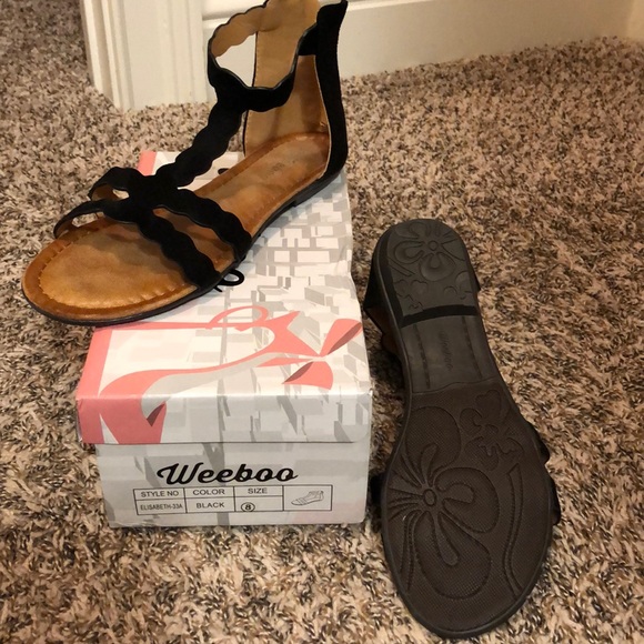 Weeboo black sandal - Picture 1 of 3